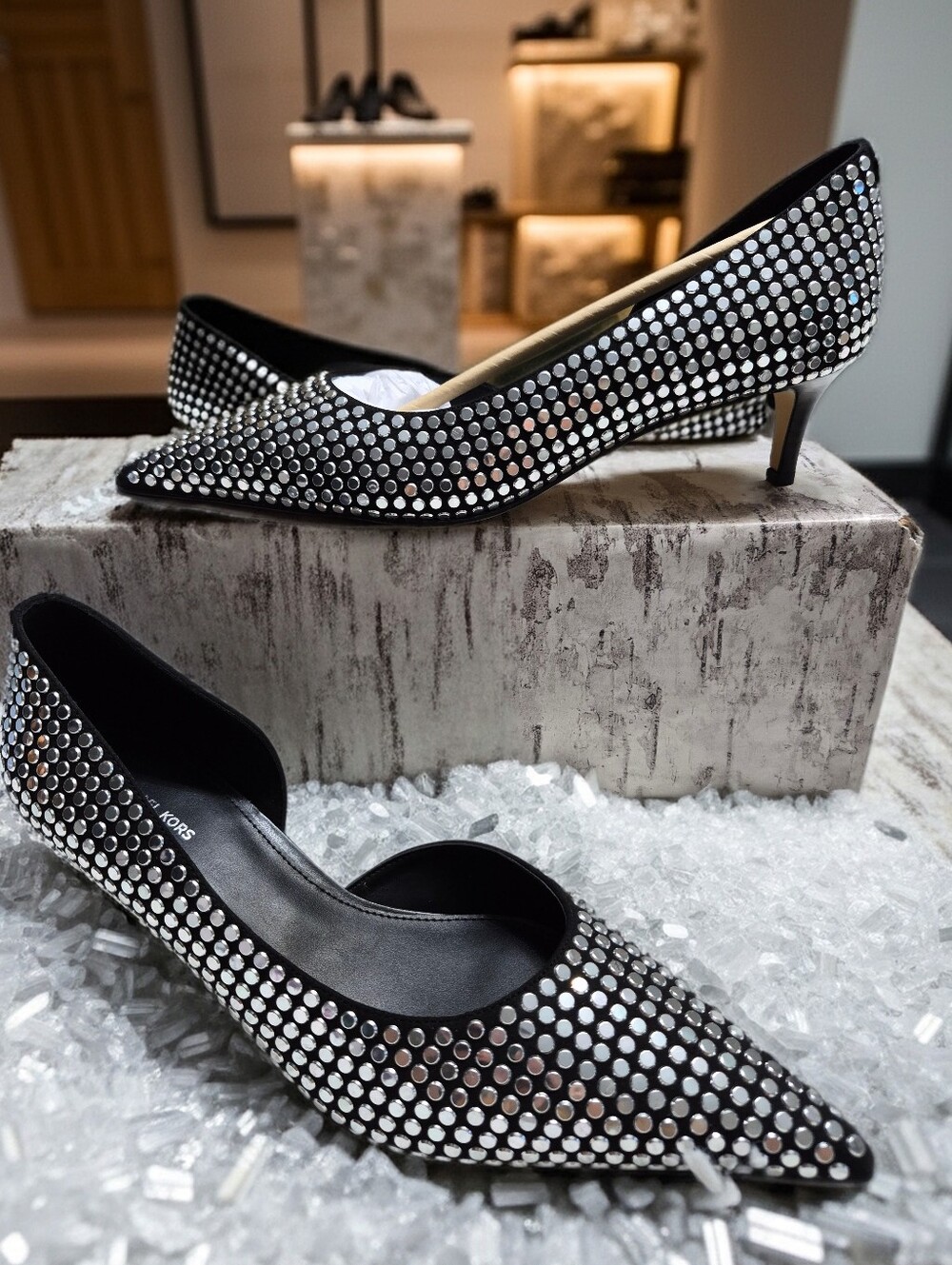 MICHAEL Michael Kors Elyse Kitten Pumps Women's Sz 8.5 Medium 🆕️